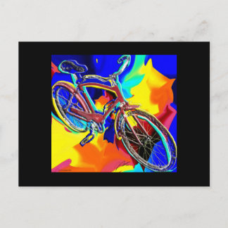 Fahrradkunst Postkarte