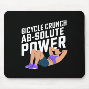 Fahrradkutsche Übung Bodybuilding Fitness Mousepad