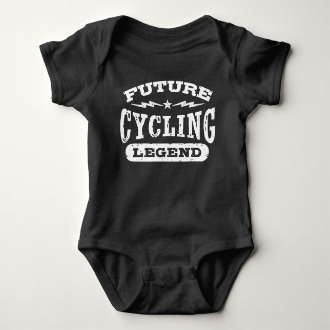 Fahrradlegende Baby Strampler (Vorderseite)