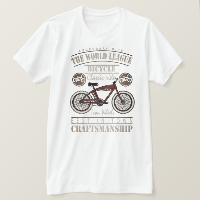 Fahrradlehre - Welt der Fahrräder T-Shirt (Design vorne)