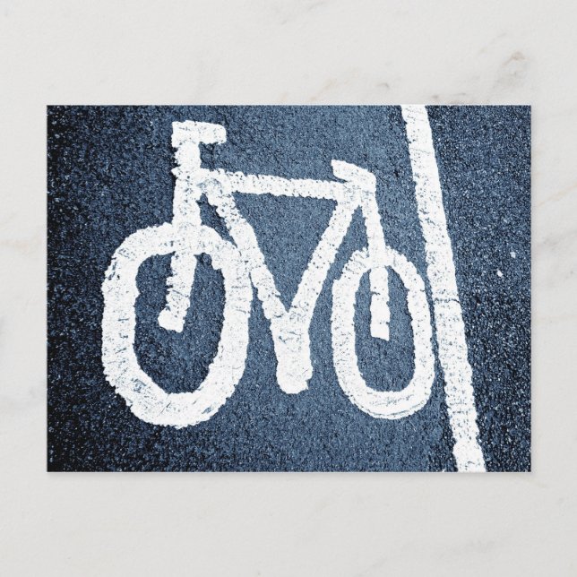Fahrradlenker Postkarte (Vorderseite)