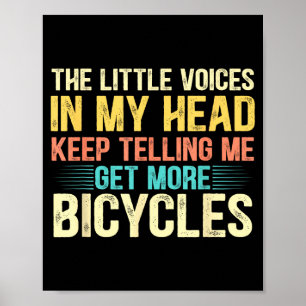 Fahrradliebhaber Lustige Zitate Fahrrad Humor Poster
