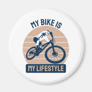 Fahrradliebhaber - Mein Fahrrad ist mein Lebenssti Magnet