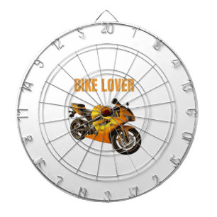 Fahrradliebhaber Motorrad T-Shirt Sport Bike Fah Dartscheibe