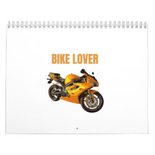 Fahrradliebhaber Motorrad T-Shirt Sport Bike Fah Kalender