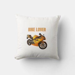 Fahrradliebhaber Motorrad T-Shirt Sport Bike Fah Kissen
