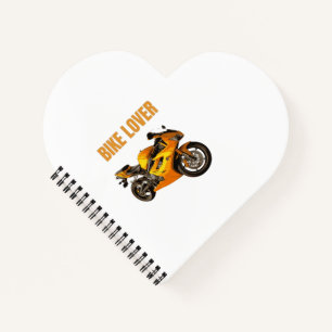 Fahrradliebhaber Motorrad T-Shirt Sport Bike Fah Notizbuch