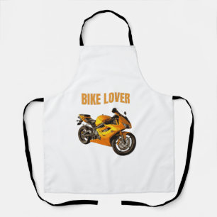 Fahrradliebhaber Motorrad T-Shirt   Sport Bike Fah Schürze