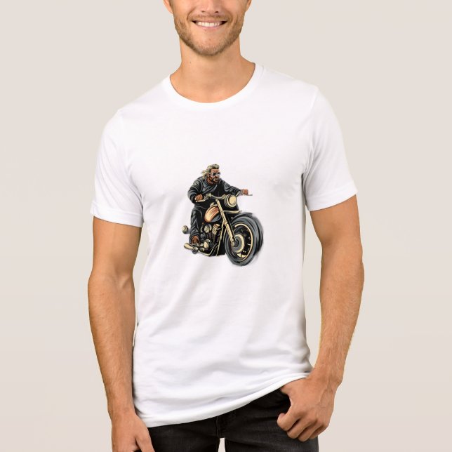 Fahrradliebhaber  Tri-Blend shirt (Vorderseite)