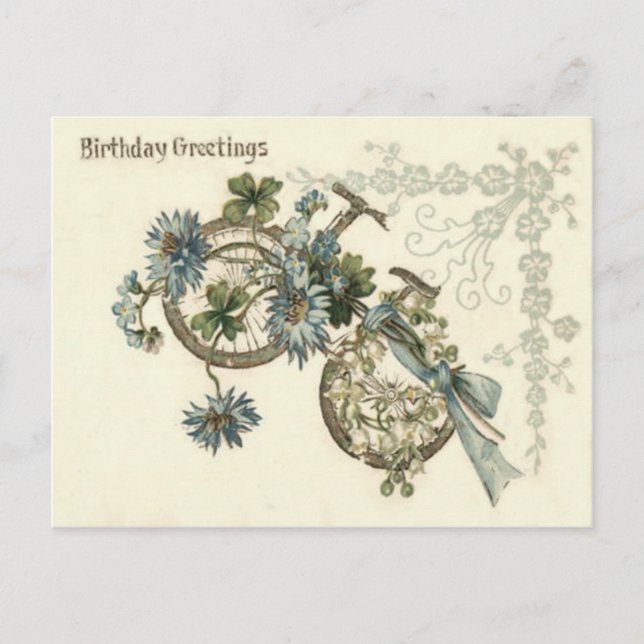 Fahrradlilie des Tales Vergessen-Me-Nicht Postkarte (Vorderseite)