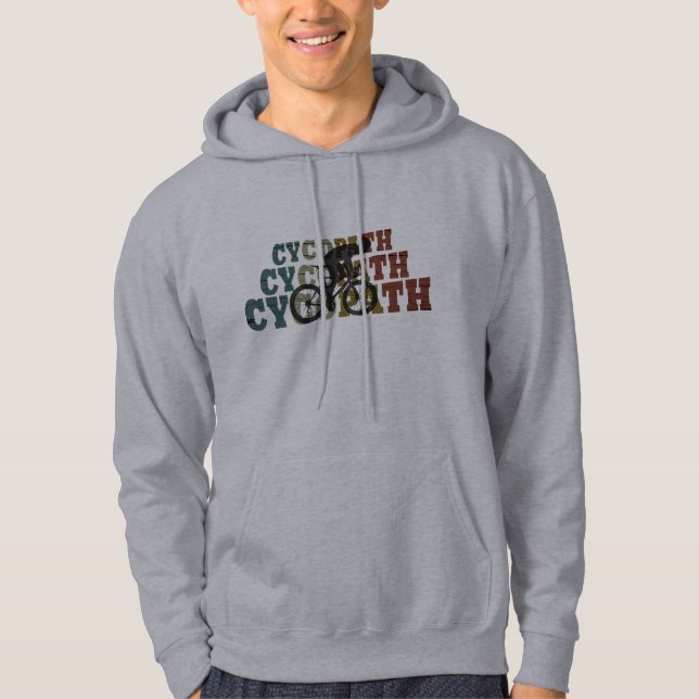 Fahrradlustige Hoodie (Vorderseite)