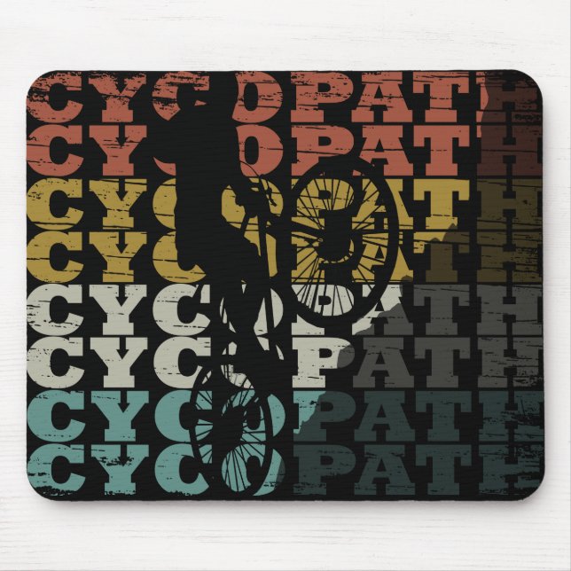 Fahrradlustige Mousepad (Vorne)