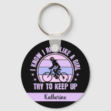 Fahrradmädchen Behalt nach oben