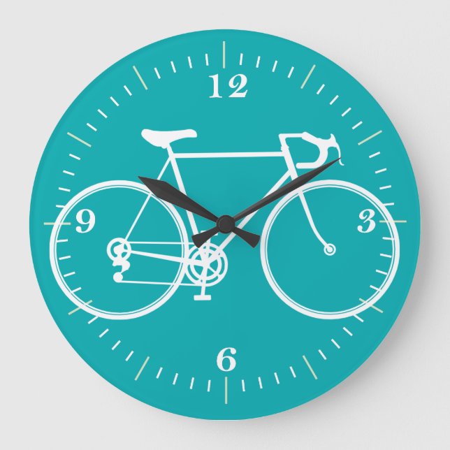 Fahrradmauer Große Wanduhr (Vorderseite)
