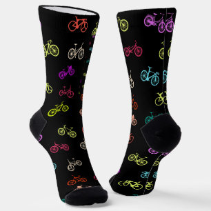 Fahrradmuster Einladung Gewebepapiersocken Socken