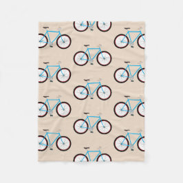 Fahrradmuster Fleecedecke