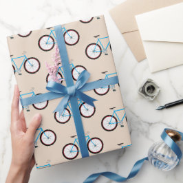 Fahrradmuster Geschenkpapier