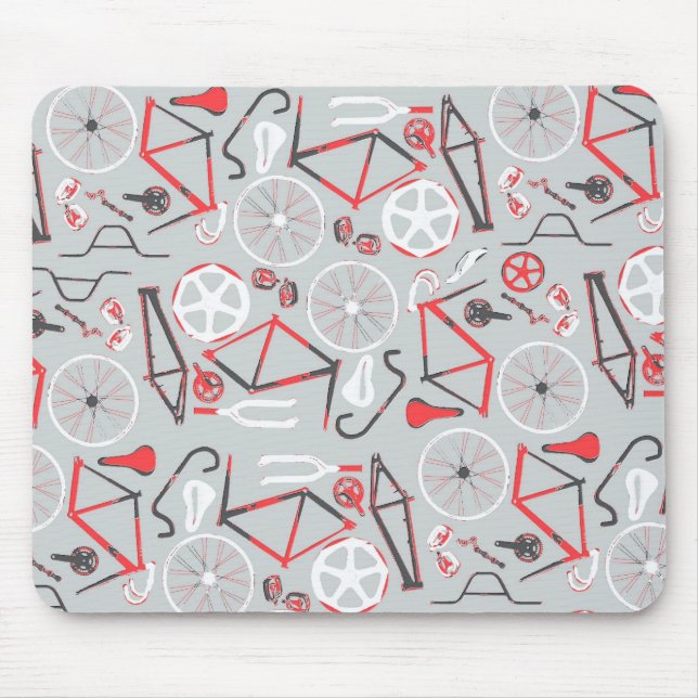 Fahrradmuster Mousepad (Vorne)