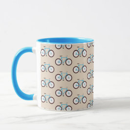 Fahrradmuster Tasse