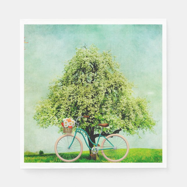 Fahrradpapier Napkin Serviette (Vorderseite)