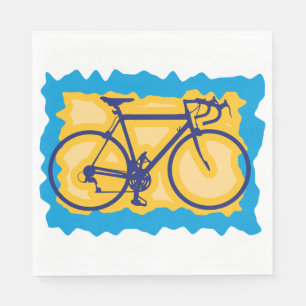 Fahrradpapier Napkins Briefmarke Serviette