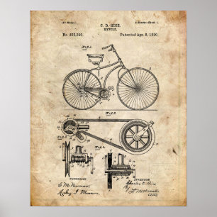 Fahrradpatent Poster