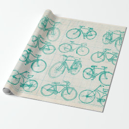 Fahrradplan-Entwurfs-Packpapier Geschenkpapier