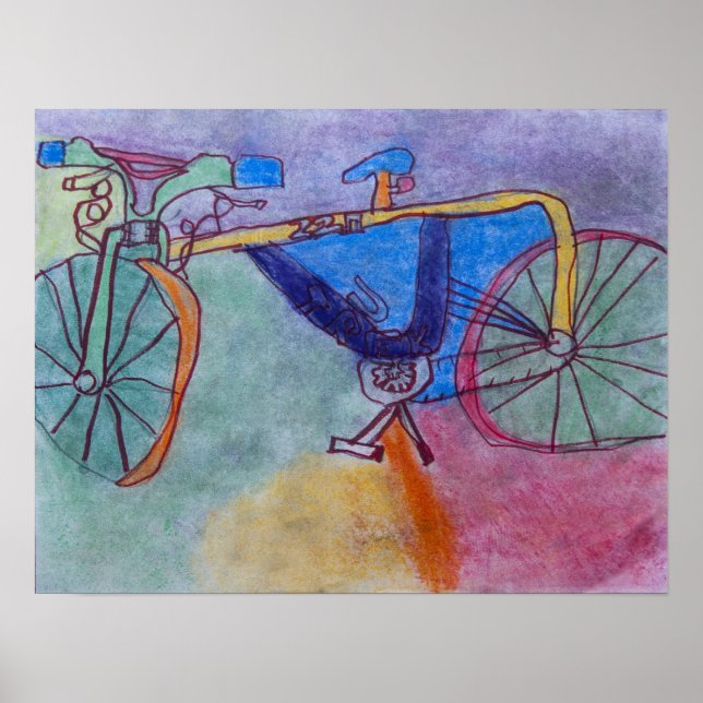 Fahrradposter Poster (Vorne)