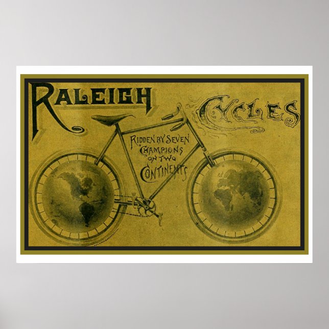 Fahrradposter Poster (Vorne)