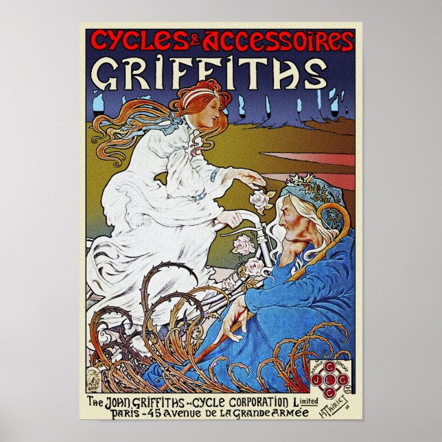 Fahrradposter-Printwerbung: Griffiths Cycles by Ta Poster (Vorne)