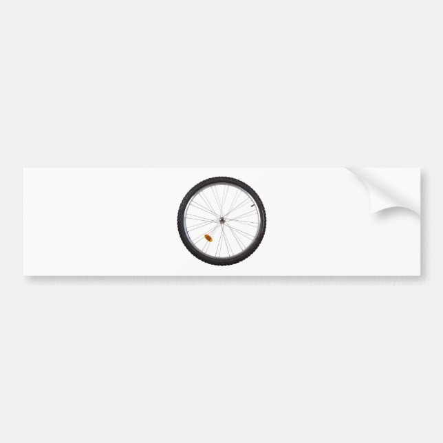 Fahrradrad Autoaufkleber (Vorne)