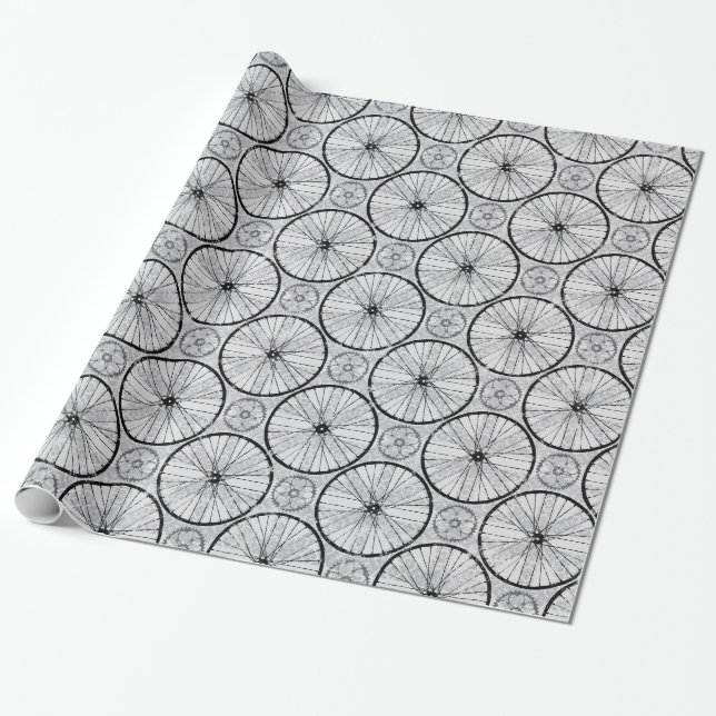 Fahrradrad Geschenkpapier (Ungerollt)