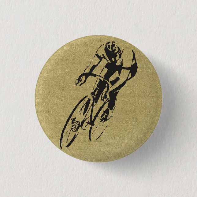 Fahrradrennen Button (Vorderseite)