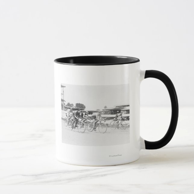 Fahrradrennen in Washington DC Fotograf Tasse (Rechts)