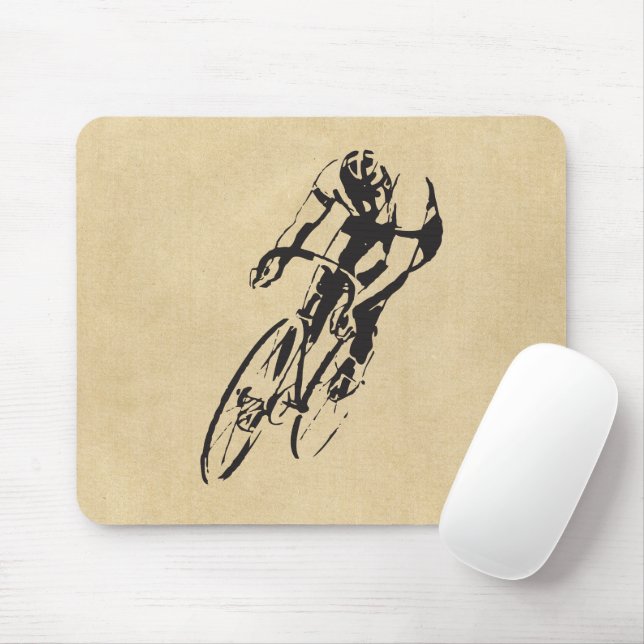 Fahrradrennen Mousepad (Mit Mouse)