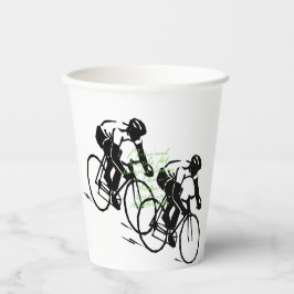 Fahrradrennen pappbecher