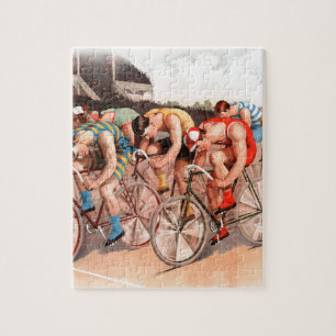 Fahrradrennen Puzzle
