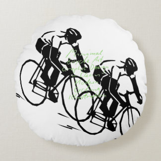 Fahrradrennen Rundes Kissen