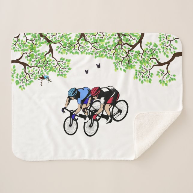 Fahrradrennen Sherpadecke (Vorderseite (Horizontal))