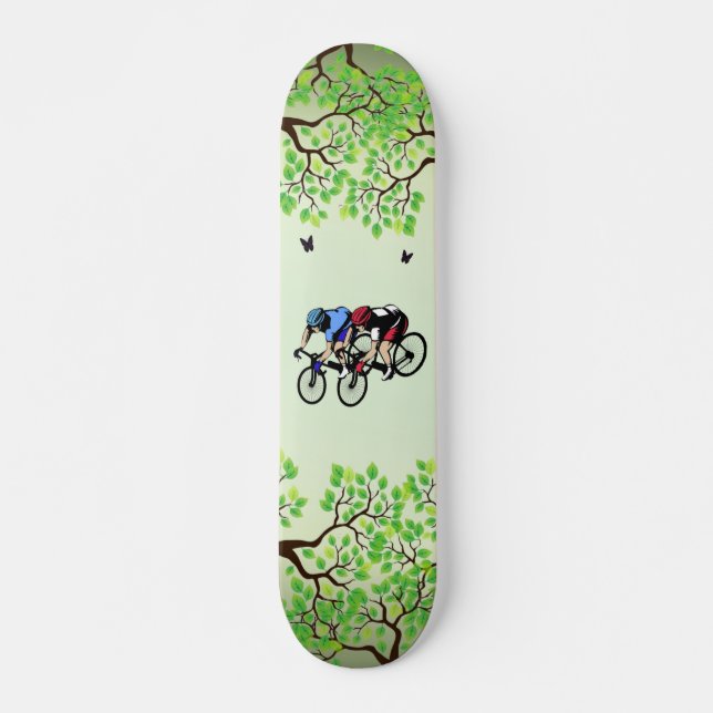 Fahrradrennen Skateboard (Vorne)