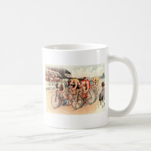 Fahrradrennen Szene Tasse