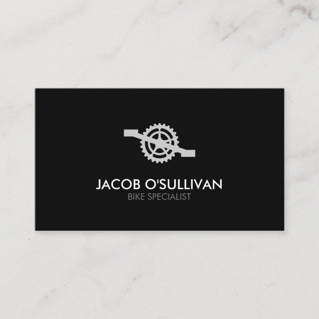 Fahrradreparaturfahrerkarte Visitenkarte (Vorderseite)