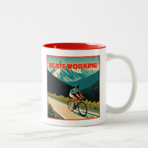 Fahrradschläger Zweifarbige Tasse