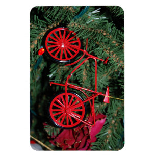 Fahrradschmuck auf einem Weihnachtsbaum Magnet