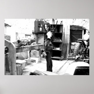 Fahrradschuppen Poster