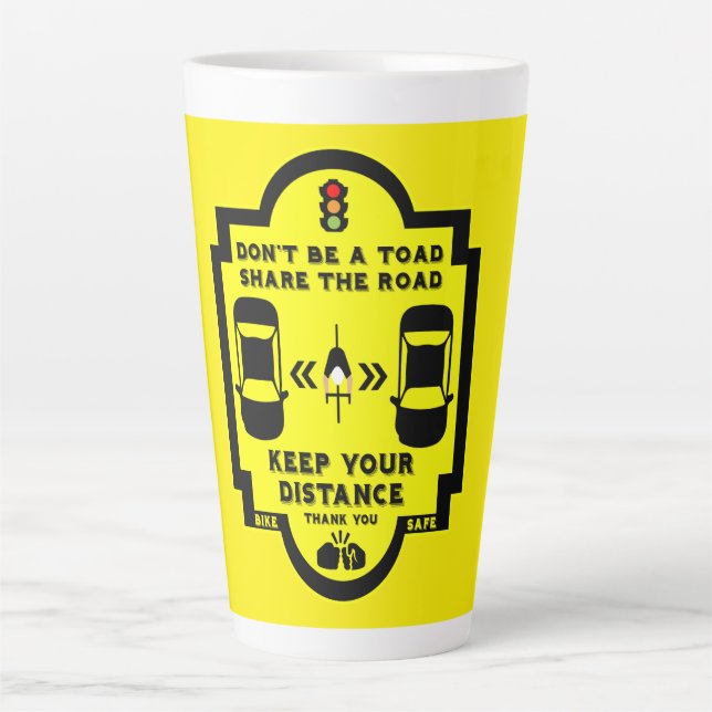 Fahrradsicherheit Milchtasse (Vorderseite)