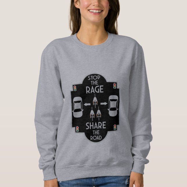 Fahrradsicherheit Sweatshirt (Vorderseite)
