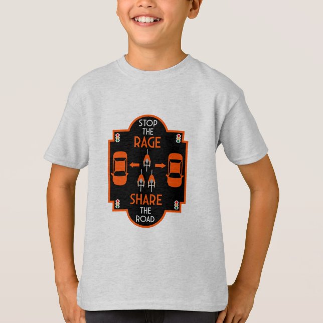 Fahrradsicherheit T-Shirt (Vorderseite)
