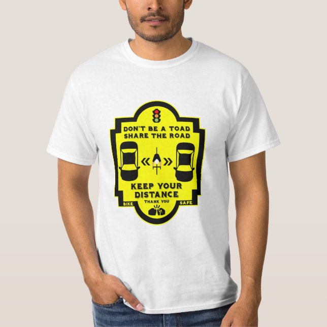 Fahrradsicherheit T-Shirt (Vorderseite)