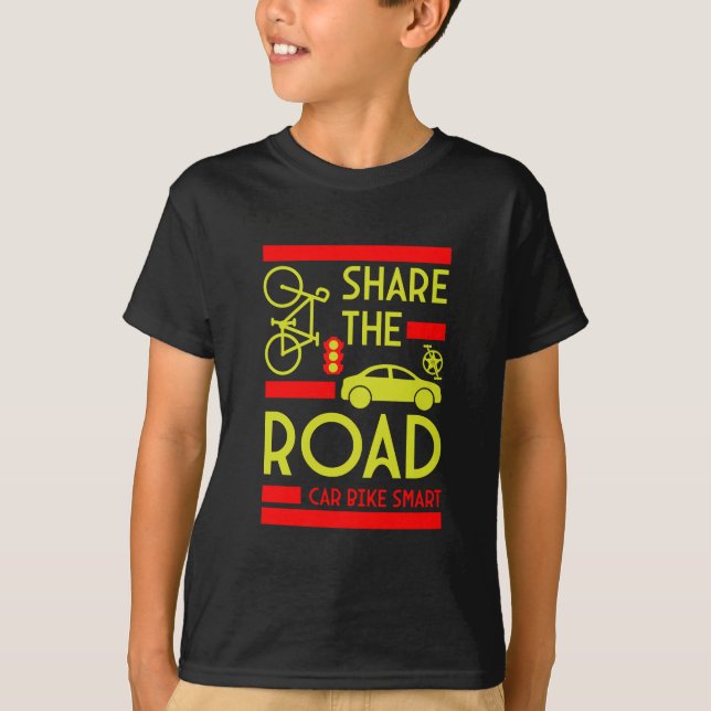 Fahrradsicherheit T-Shirt (Vorderseite)